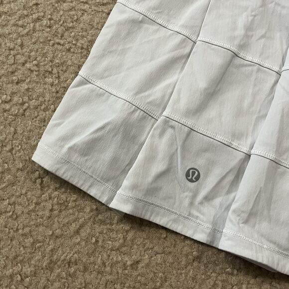 Lululemon Pace Rival Skirt White Size 10 - Picture 5 of 7